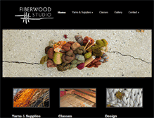 Tablet Screenshot of fiberwoodstudio.com